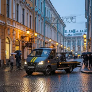 Как быстро приезжает эвакуатор в центр Санкт-Петербурга